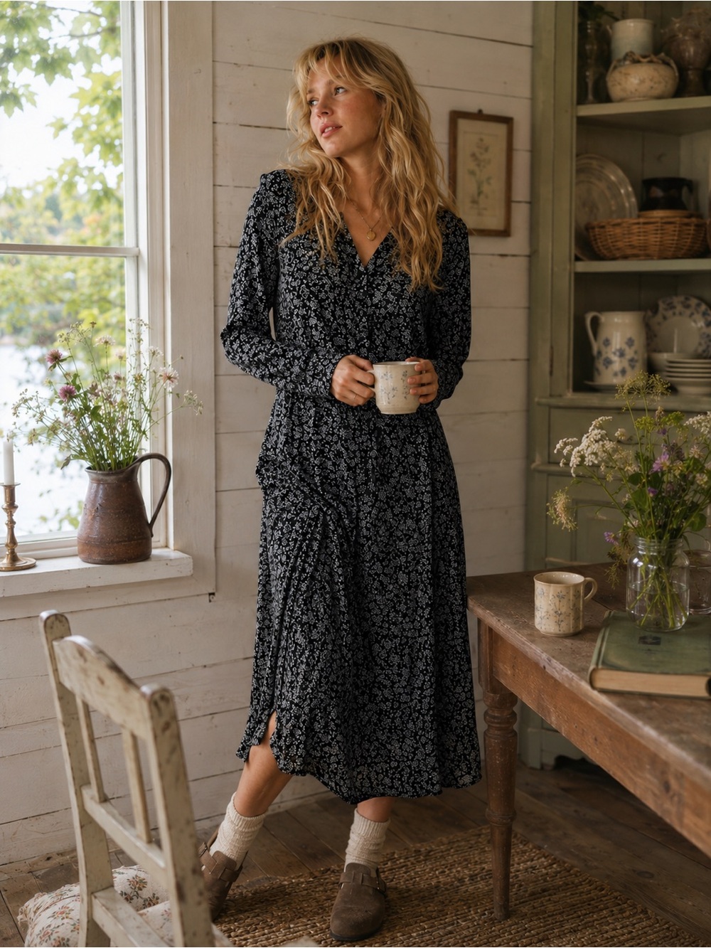 Women’s Floral Cottage Dress